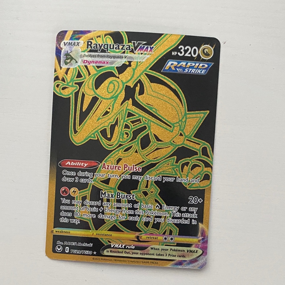 Rayquaza VMAX Secret Rare Pokémon Card